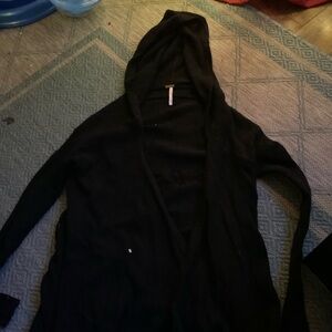 FREE PEOPLE CARDIGAN SWEATER HOODIE Size M